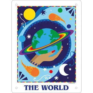 Deadly Tarot Pride The World Tin Mini Plaque Multicoloured (One Size)