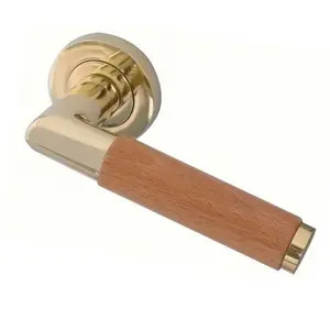 Havanna Door Handle (Set of 2) Polished Brass