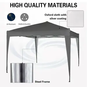 MCC Direct Gazebo 3x3 Pop up Grey