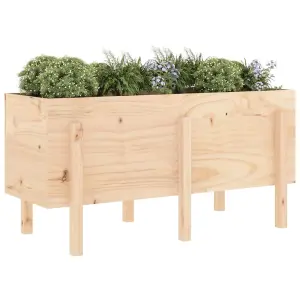 Berkfield Garden Raised Bed 121x50x57 cm Solid Wood Pine