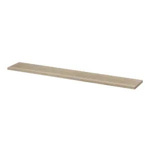 GoodHome Rigga Modular Oak effect Rectangular Floating shelf (L)118cm x (D)19cm