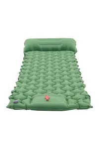 Camping Inflatable Sleeping Pad Waterproof Camping Mattress, Army Green