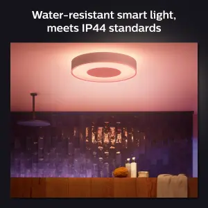 Philips Hue White and Colour Ambiance Xamento large ceiling lamp white