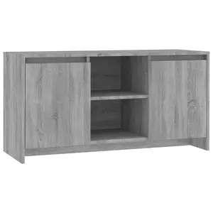 Berkfield TV Cabinet Grey Sonoma 102x37.5x52.5 cm Engineered Wood