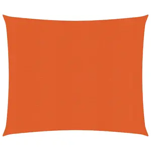 Berkfield Sunshade Sail 160 g/m2 Orange 3x3 m HDPE