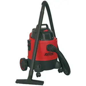 1250W Wet & Dry Vacuum Cleaner - 20L Drum Capacity - 4m Cable & 3 Pin UK Plug