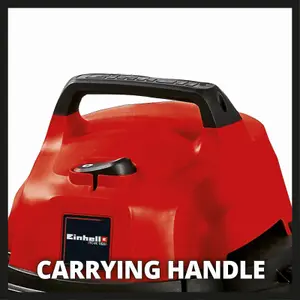 Einhell Wet And Dry Vacuum Cleaner 25L Capacity 1400W With Blowing TE-VC 1825 Corded Electric Red