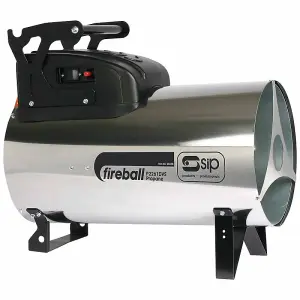 SIP FIREBALL 2261DV Propane Space Heater - Stainless Steel