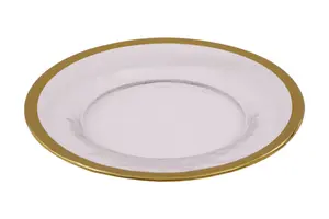 Maison by Premier Ida 21cm Side Plate With Gold Rim