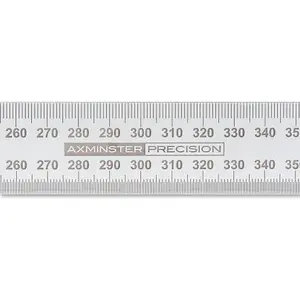 Axminster Professional Stainless Steel Metric Rule - 600mm