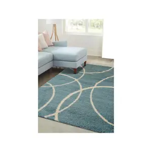 Snug Collection Shaggy Rugs Bubbles Design   I110A