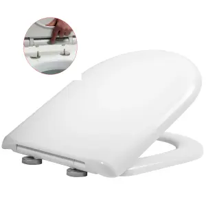 Roper Rhodes D Shaped Replacement Toilet Seat - Vitra S50 Villeroy & Boch Pura