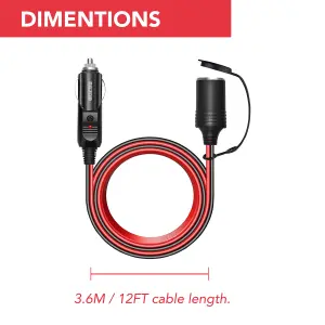 GADLANE 12V Extension Cable 3.6m