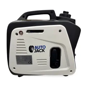 Autojack Petrol Generator Quiet Portable Suitcase Camping Inverter 800W