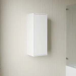 Banyetti Venti 900mm Wall Hung Wall Cabinet - Matt White