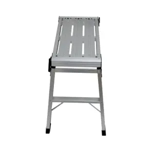 Oypla 150kg Folding Aluminium Work Platform Step Up Bench Ladder EN131