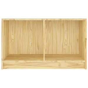 Berkfield TV Cabinet 70x33x42 cm Solid Pinewood