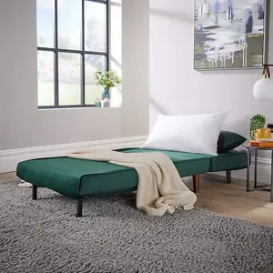 Home Source Morella Green Single Sofa Bed