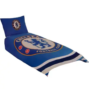 Chelsea FC Pulse Single Duvet Set Blue (One Size)