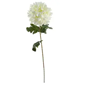 Pack of 6 x 75cm Extra Large Reflex Chrysanthemum - White