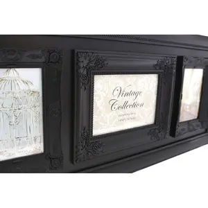 Maison by Premier Vintage Style Black Style 3 Photo Frame