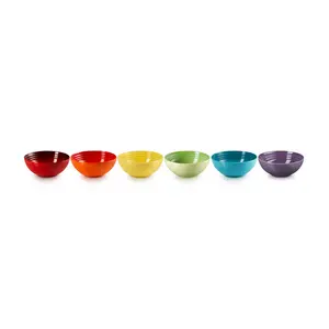 Rainbow Gifting 20.28ml Stoneware Cereal Bowl (Set of 6)