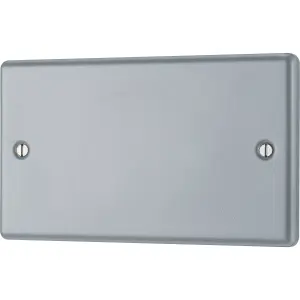 BG Metal Clad Industrial Double Blank Plate, Scratch Resistant