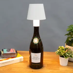 Global Gizmos LED Light-Up Bottle Lamp Shade