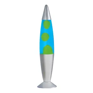 Global Gizmos Blue & Green Retro Lava Lamp