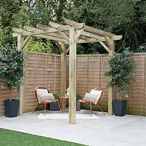 Premium 90 Degree Radial Pergola