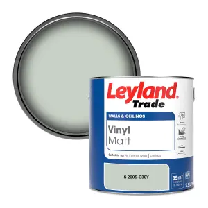 Leyland Trade Vinyl Matt Walls & Ceilings Emulsion Paint (S 2005-G30Y) 2.5L