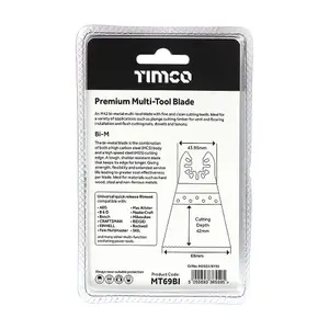 TIMCO Multi-Tool Fine Cut Blade For Wood/Metal Bi-Metal - 69mm