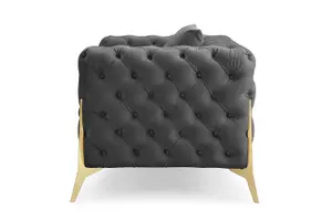 Jaguar Armchair Chesterfield Design Velvet