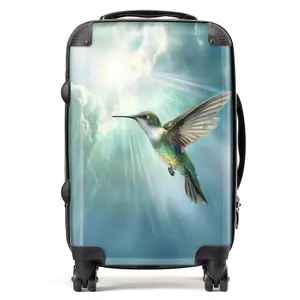 Hummingbird In A Beautiful Sky Suitcase - Cabin