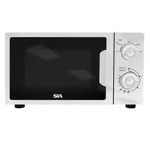 20L White Microwave, Freestanding, 700W - SIA FAM21WH