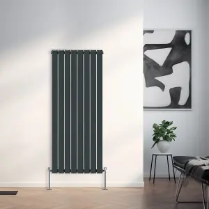 Right Radiators 1600x544 mm Vertical Double Flat Panel Designer Radiator Anthracite