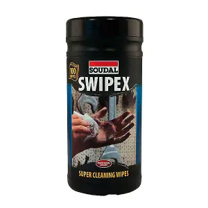 Soudal Swipex Cleansing Wipes - 100 Wipes - Cleaning Wipes - Pack of 3