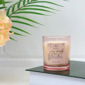 Scented Candle 135g Luxury Bottle Aromatherapy Pear Rose Camellia Air Freshener