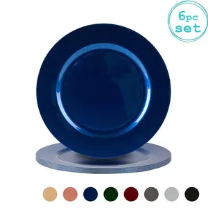 33cm Charger Plate Glossy Blue