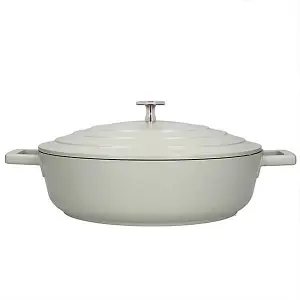 MasterClass Cast Aluminium 28cm Shallow Casserole Dish, Mint