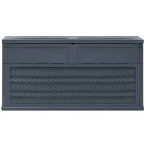 Berkfield Garden Storage Box 320 L Anthracite