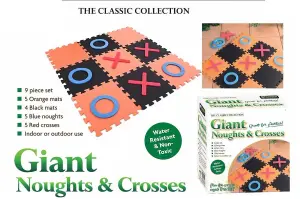 MantraRaj Giant High Density EVA Foam Noughts & Crosses Indoor and Outdoor Family Fun Party Game For Age 3+