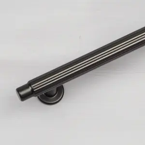 128mm Dark Grey Cabinet Handle Gunmetal Kitchen Cupboard Door Drawer Pull Wardrobe Furniture Replacement