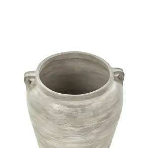 Terracotta Plant Pot 40 cm Grey KERRIA