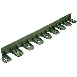 Flexible Garden Lawn Edging in Green 3m 4x 80cm H6cm