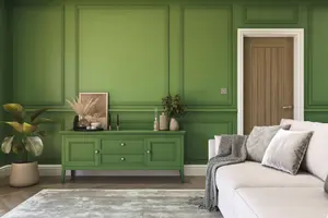 Hemway Interior Paint Matt Acrylic Caterpillar Green 2.5L Tin Durable Emulsion Walls Ceilings Kitchen Bathroom All Rooms