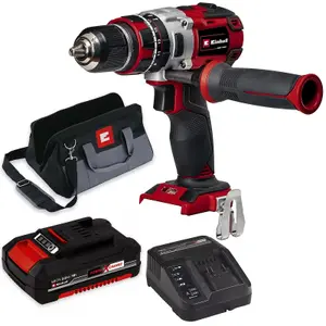 Einhell TE-CD Cordless Combi Drill Brushless 18v Metal Chuck + Battery + Bit Set