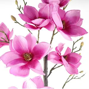 Magnolia Artificial Tree Pink Potted Botanik