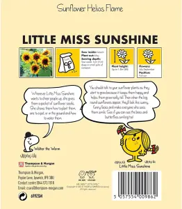 Mr. Men™ Little Miss™ - Little Miss Sunshine - Sunflower 'Helios Flame' - 1 Packet (10 Seeds)