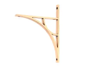 Polished Bronze Tyne Shelf Bracket (260mm x 200mm)